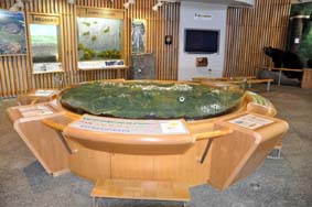 大雪山のジオラマ