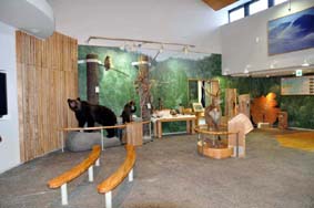 大雪山のジオラマ